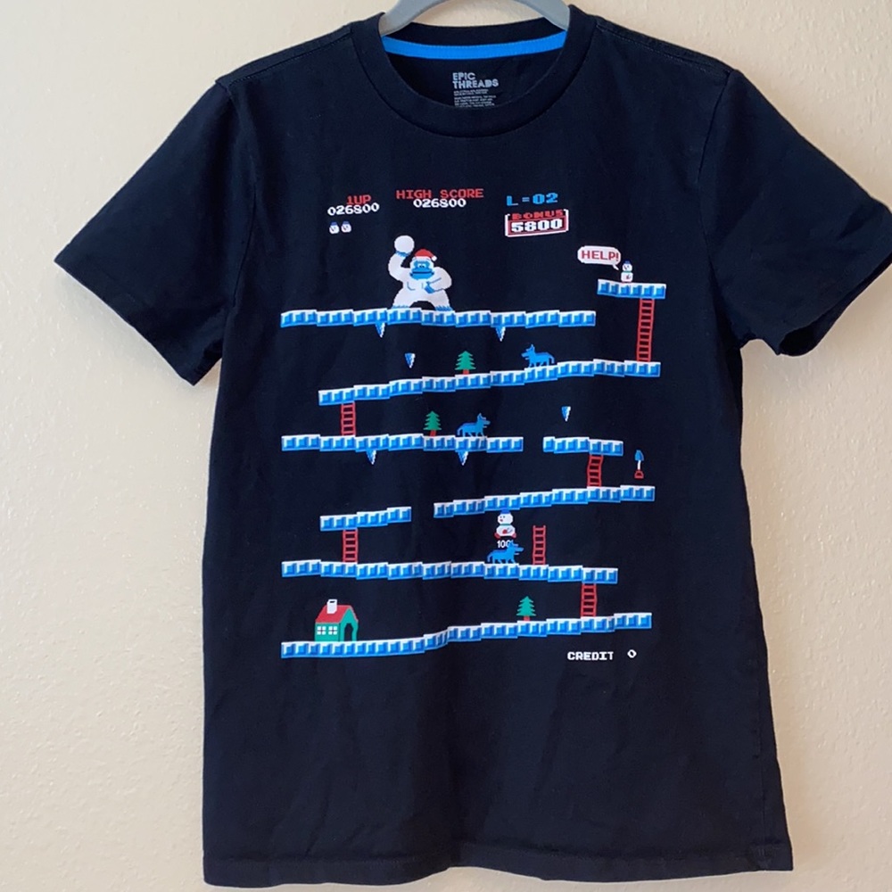 Snowball Winter “Donkey Kong” Video Game Shirt